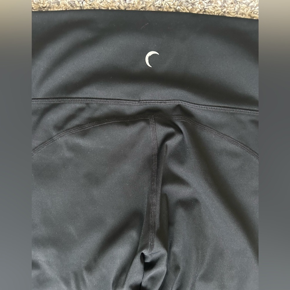 5/$25 Zyia moto style ribbed black leggings girls size 14-16 fits women’s S-M - Picture 5 of 8